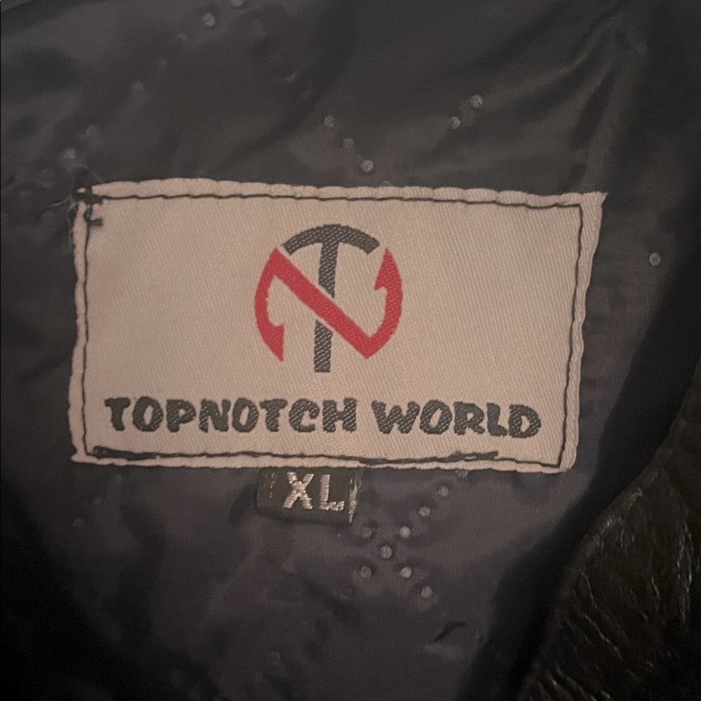Men's Quilted Black Leather Bomber Jacket - Picture 3 of 13